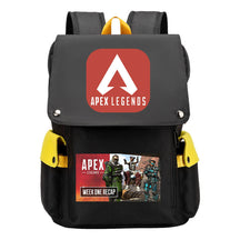 Apex Hero Print Usb Charging Cap Headpiece Student Backpack Leisure Backpack