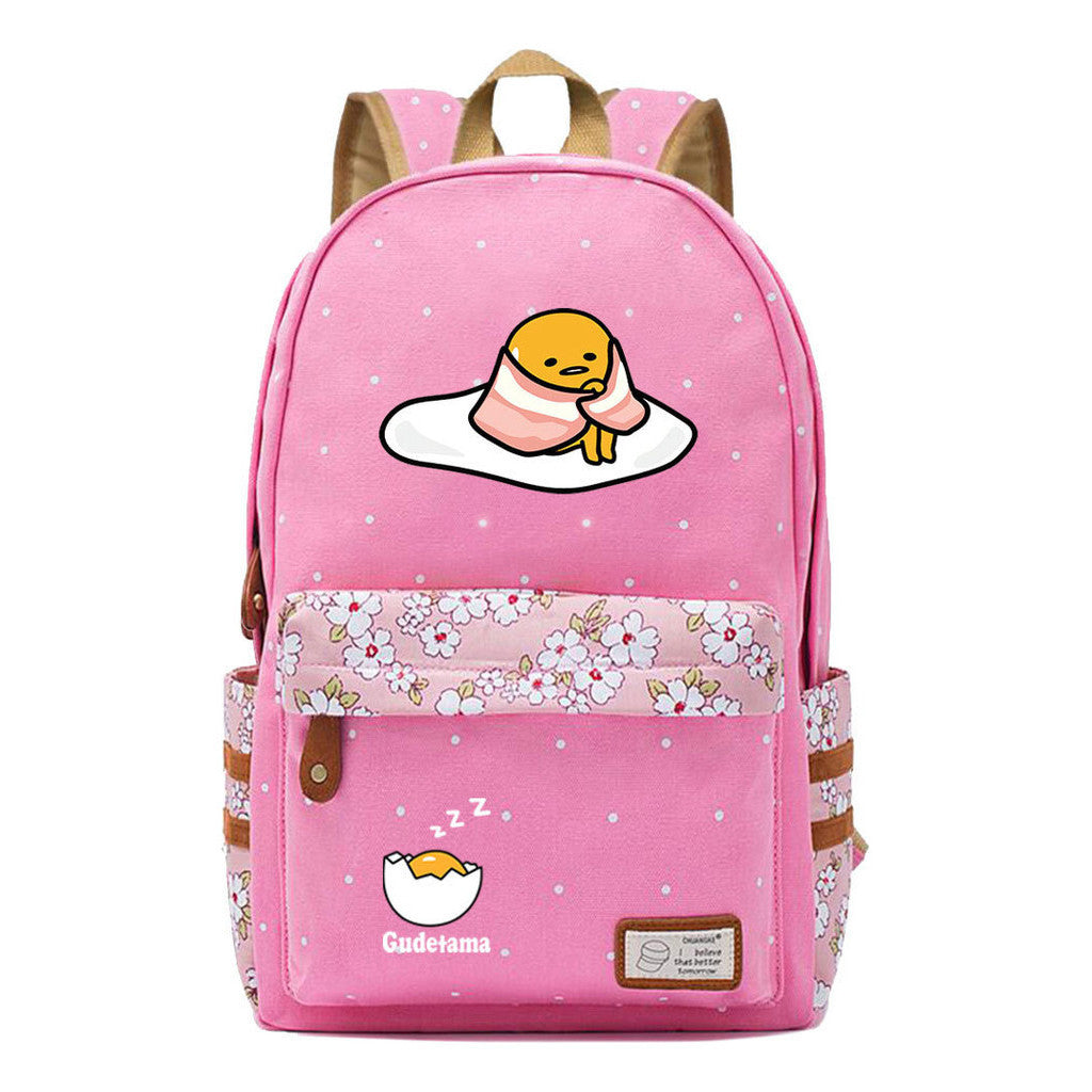 Riman Egg Yolk Student School Bag Leisure Backpack