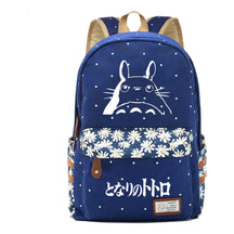 Printed Youth Student School Bag Fragmented Flower Leisure Backpack