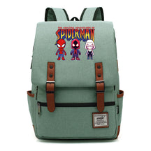 Superhero Print Youth Student Backpack For Men And Women, Casual Belt Buckle, Classic Backpack