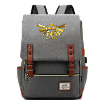 Game Zelda Kingdom Tears Print Youth Student Backpack Usb Casual Backpack