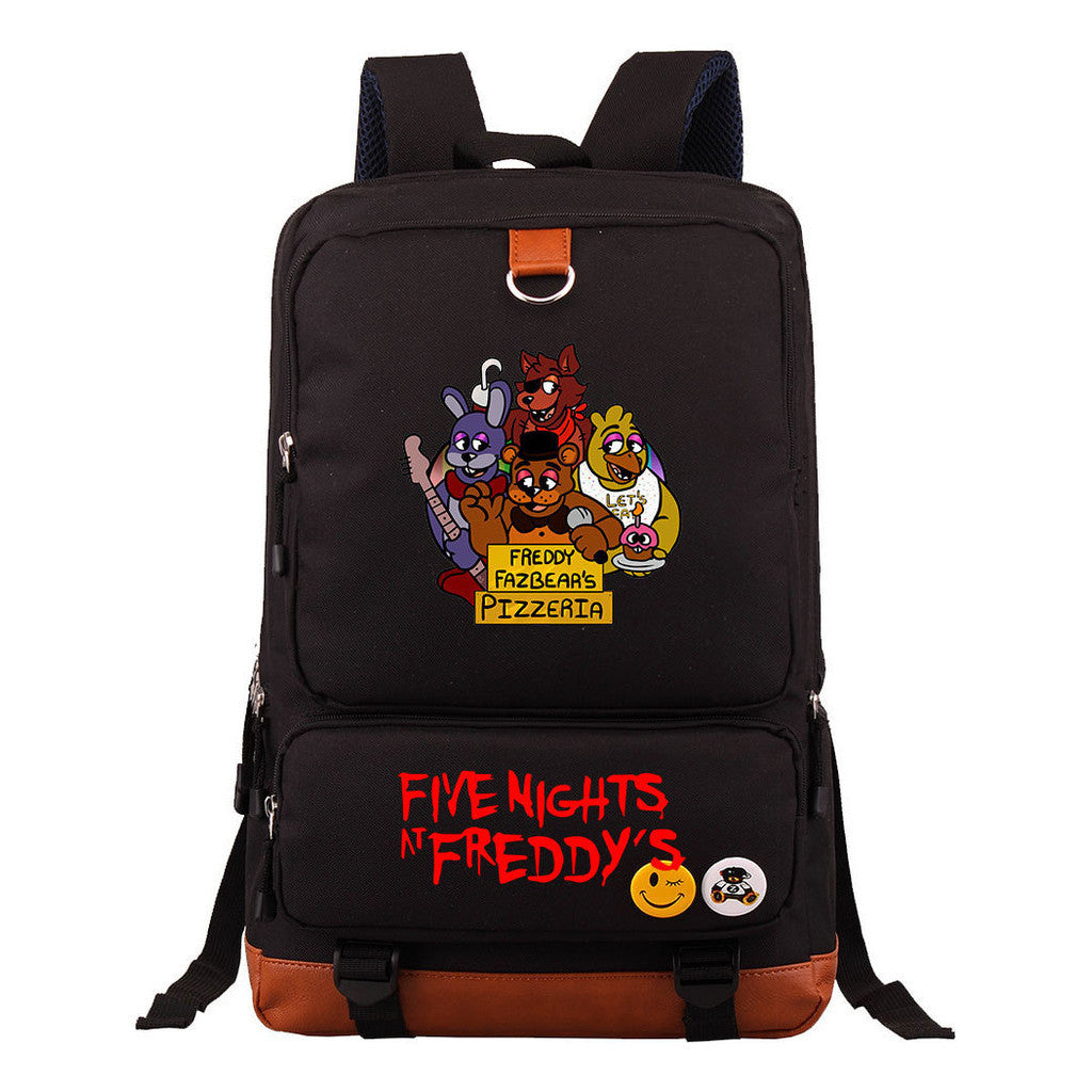 Toy Bear Game Printed Youth Student School Bag Large Capacity Travel Bag Men's And Women's Backpack