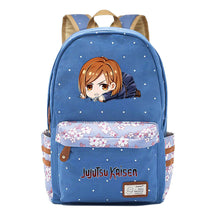Cartoon Teenage Girl Student Backpack Casual Canvas Backpack