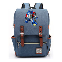 Transformed Mecha Printed Student Backpack For Men And Women's Leisure Backpack