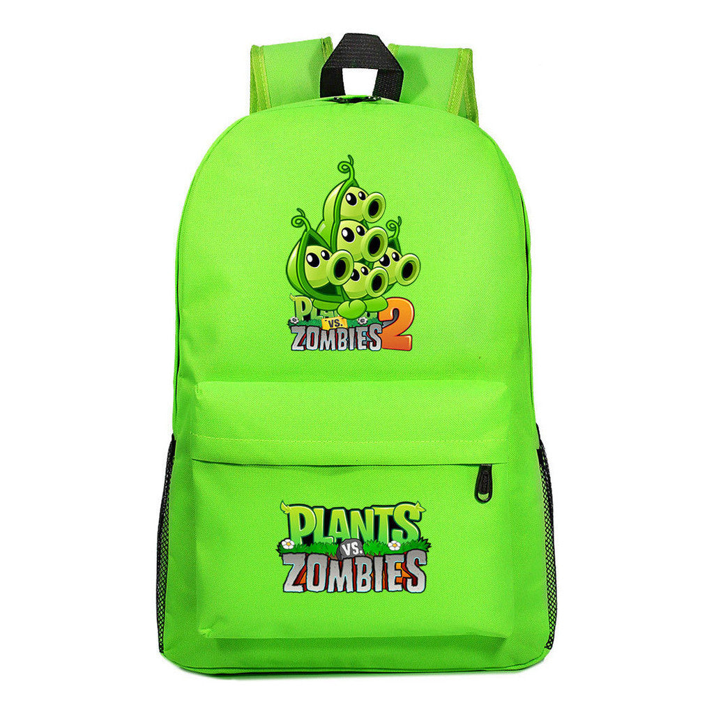 Game Plants Youth Student School Bag Men's And Women's Leisure Backpack