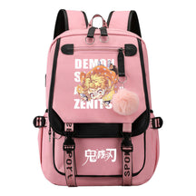 Cartoon Fashion Usb Youth School Bag For Boys And Girls Casual Ribbon Flip Backpack