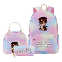 Teenage Student Girl Backpack Lunch Bag Three Piece Set Backpack Set