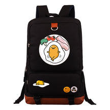 Cartoon Anime Lazy Egg Youth Student Backpack With Large Capacity Travel Bag For Boys And Girls Backpack