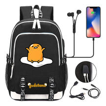 Comic Egg Yolk Lazy Egg Teenage Student Backpack Usb Boys And Girls Casual Backpack