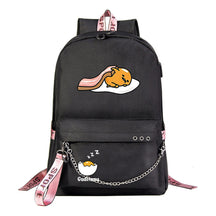 Lazy Egg Usb Youth Student Backpack For Boys And Girls Leisure Travel Backpack