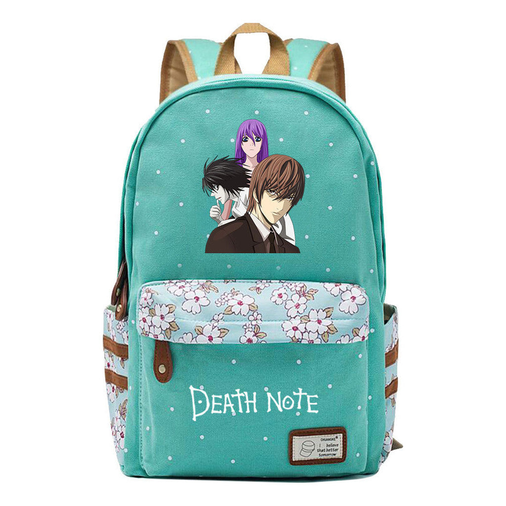 Death Note Night God Moon Youth Girl Student School Bag Leisure Backpack