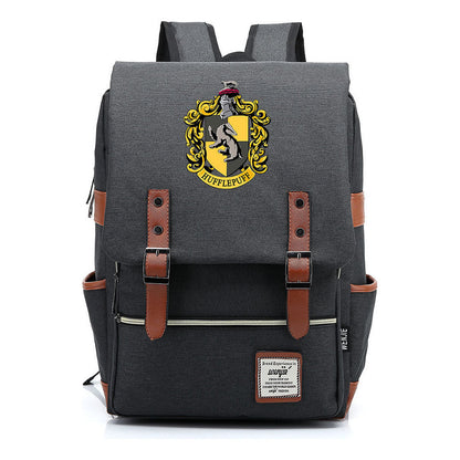 School Of Magic Printed Schoolbags For Men And Women Leisure Belt Buckle Classic Backpack 38*27*12.5cm