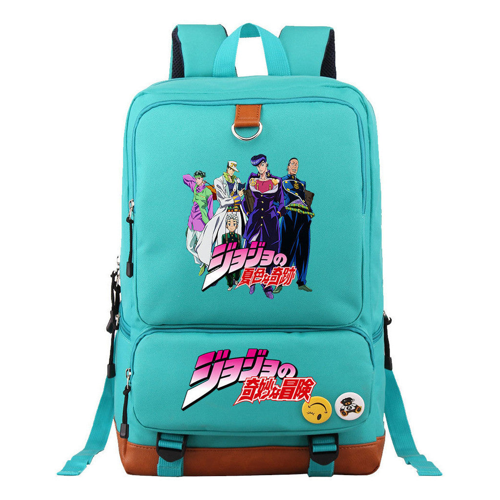 The Wonderful Adventure Of The Comic Jojo Youth Student Backpack, Men's And Women's Backpack, Travel Bag