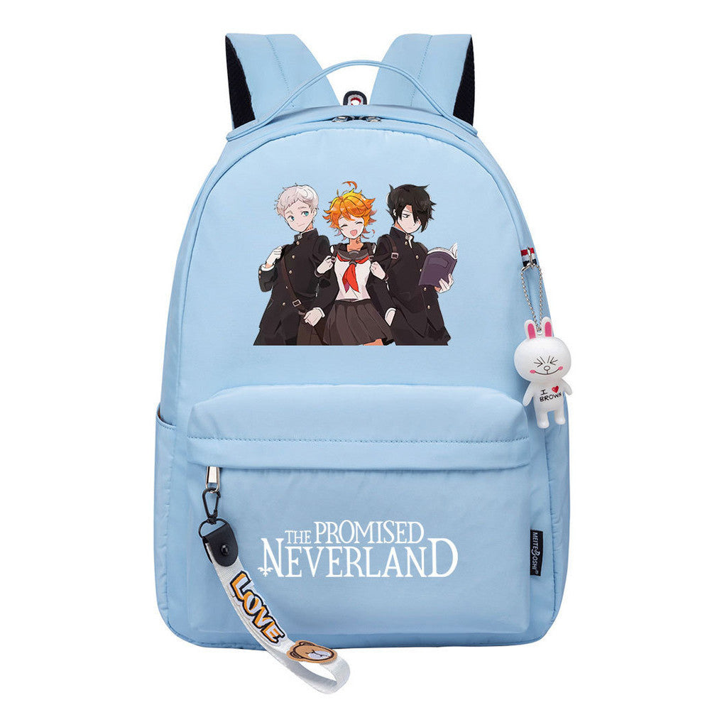 Printed Teenage Student Backpack, Casual Bag, Girl Backpack