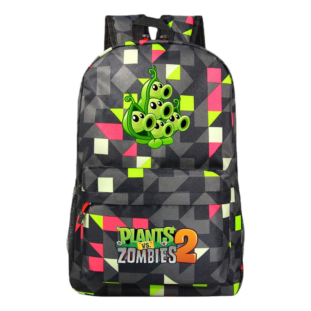 Plant Wars Game Youth student backpack leisure backpack