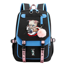 Cartoon Fashion Usb Student Backpack For Boy And Girl, Casual Woven Strap Flip Back Backpack