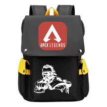 Apex Hero Print Usb Charging Head Youth School Bag Casual Backpack