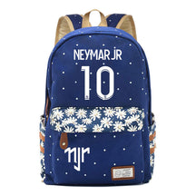 Football Star Neymar Printed Youth School Backpack For Primary And Secondary School Students, Fashionable And Casual Backpack