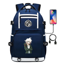 Cartoon Cartoon Printed Usb Youth Student Backpack Men's And Women's Backpack Leisure Travel Backpack