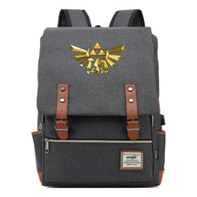 Game Zelda Kingdom Tears Print Youth Student Backpack Usb Casual Backpack