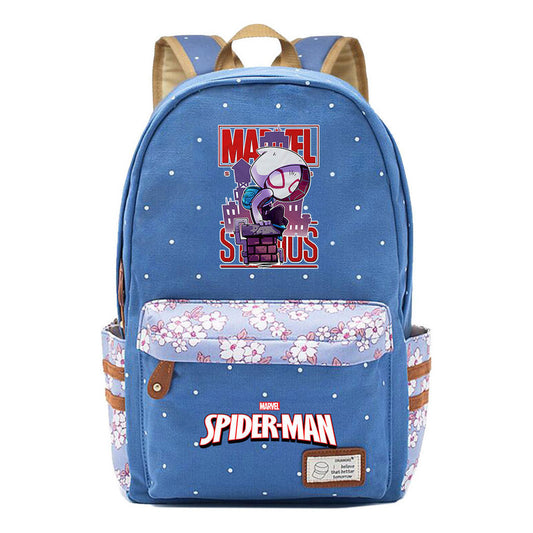 Superhero Printed Teenage Primary And Secondary School Backpacks For Men And Women's Leisure Travel Backpacks