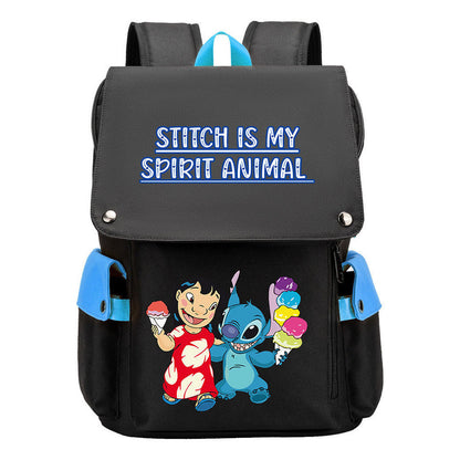 Sports Football Star Usb Charging Cover, Youth Student Backpack, Men's And Women's Leisure Backpack