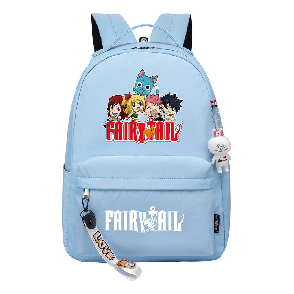 Printed Teenage Student Backpack, Casual Bag, Girl Backpack