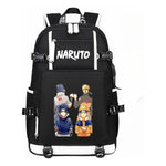 Naruto Usb Large Capacity Youth Student Backpack For Men And Women's Leisure Travel Backpack