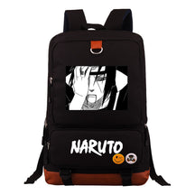 Cartoon Naruto Uchibo Youth Student School Bag Large Capacity Travel Bag Men's And Women's Backpack