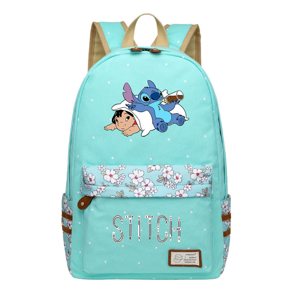 Starcraft Baby Stitch Printed Student Backpack Casual Backpack