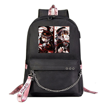 Usb Youth Student Backpack For Boys And Girls Leisure Travel Backpack