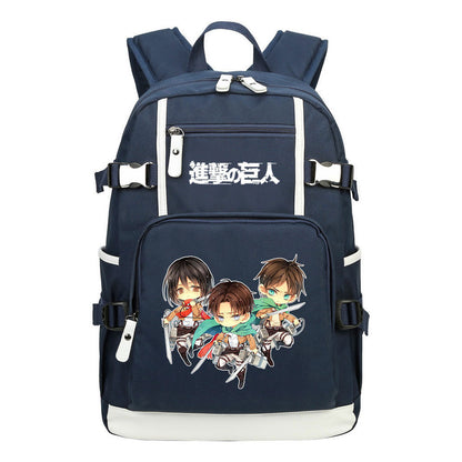Giant Soldier Captain Alan Of Anime Attack Student Backpacks, Men's And Women's Backpacks, Leisure Travel Backpacks, Backpacks
