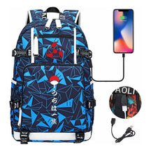 Naruto Usb Youth Student Backpack For Men And Women Leisure Travel Backpack