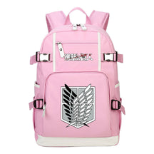 Giant Wings Of Cartoon And Anime Attack Student Backpacks, Men's And Women's Backpacks, Leisure Travel Backpacks