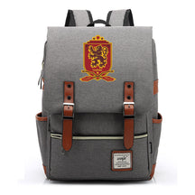 School Of Witchcraft And Wizardry Printed Youth Student Backpack For Men And Women, Casual Belt Buckle, Classic Backpack