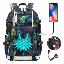 Legend Of Zelda Usb Youth Student Backpack For Men And Women's Leisure Travel Backpack