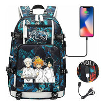 Promised Dream Island Usb Large Capacity Student Backpack Leisure Travel Backpack