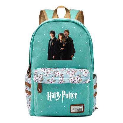 School Of Witchcraft And Wizardry Youth Student School Bag Fragmented Canvas Girl Backpack