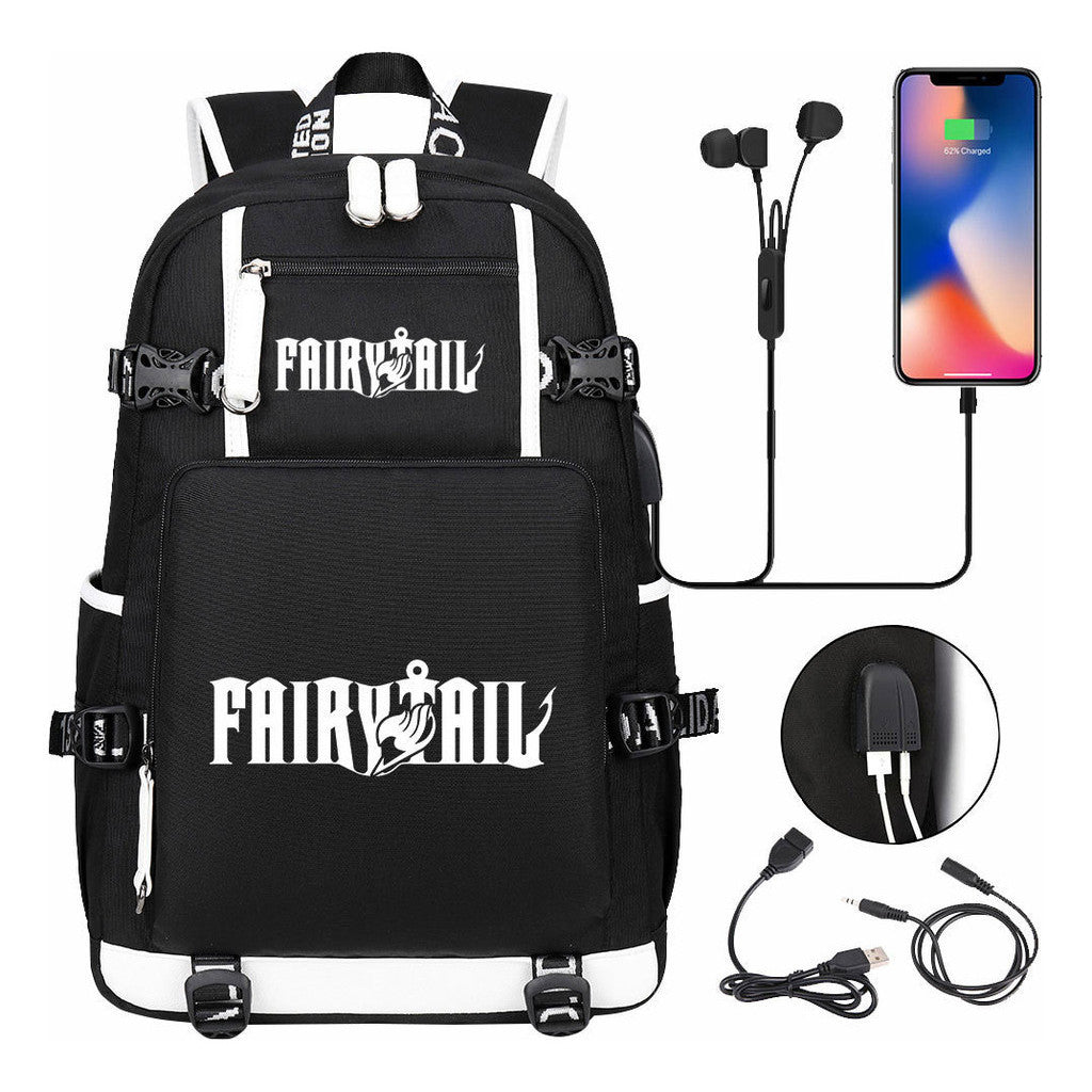 Usb Large Capacity Youth Student Backpack For Leisure Travel Backpack