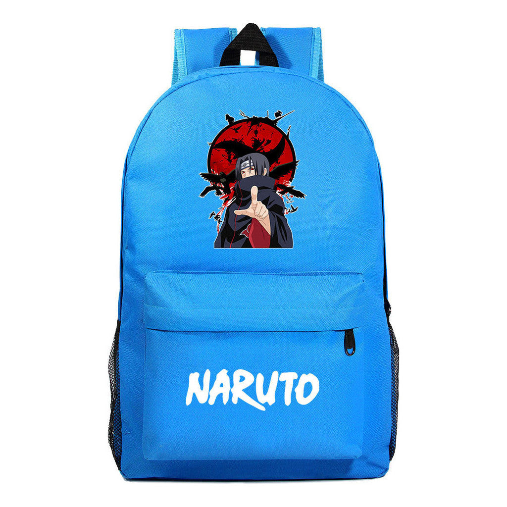 Cartoon Day Manga Naruto Starry Sky Print Simple Teen Student School Bag Men's And Women's Leisure Travel Backpack