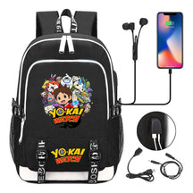 Anime Monster Watch Student School Bag Usb Men's And Women's Leisure Backpack
