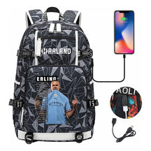 Basketball Star Harland Printed Youth Student Backpack With Large Capacity Leisure Travel Backpack