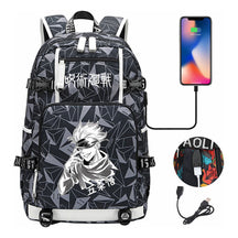Printed Usb Youth Student Backpack Leisure Large Capacity Travel Backpack