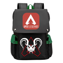 Apex Hero Print Usb Charging Cap Headpiece Student Backpack Leisure Backpack