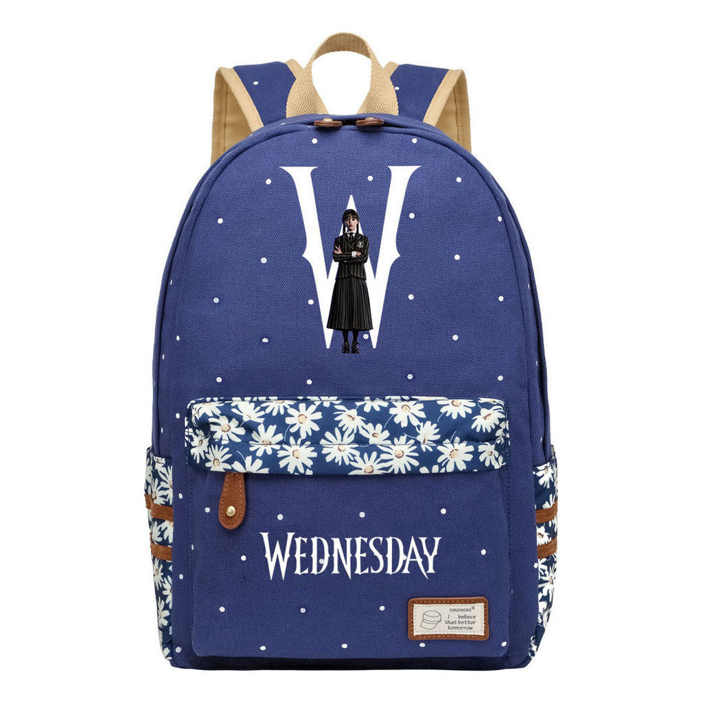 Printed Student Backpack, Fashionable And Casual Backpack