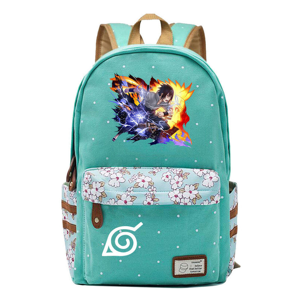 Naruto Youth Student School Bag Fashion Casual Backpack