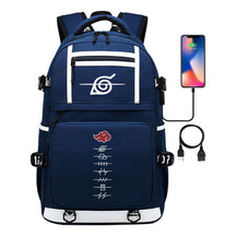 Fashionable Naruto Usb Youth Student School Bag Men's And Women's Backpack Leisure Travel Bag