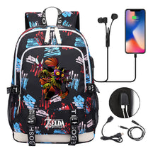 Usb Youth Primary And Secondary School Student Backpack For Men And Women's Leisure Sports Backpack