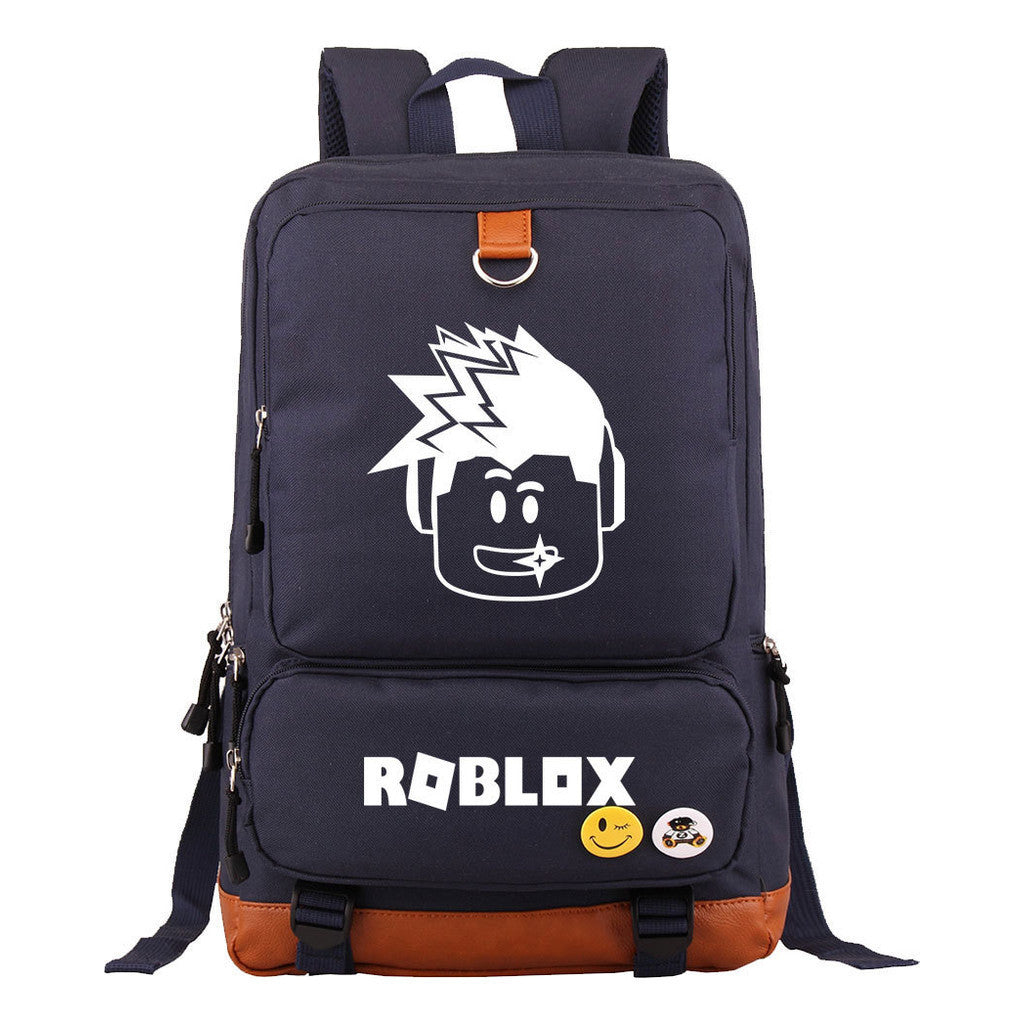 Game Roblox Printed Teenage Student Backpack, Travel Bag, Men's And Women's Backpack
