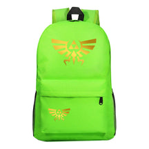 Golden Printed Youth Student Backpack Men And Women's Leisure Backpack